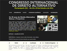 Tablet Screenshot of direitoalternativo.cesusc.edu.br